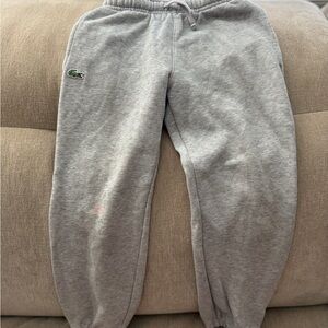 Lacoste Kids Light Gray Joggers